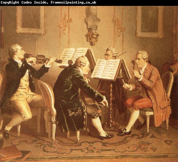 hans werer henze A string quartet of the 18th century